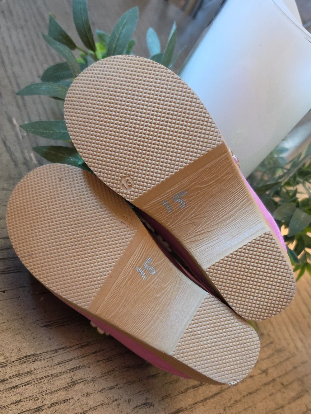 Rachel Pink Flower Slip-On Clogs for Kids Size 13 NWOT